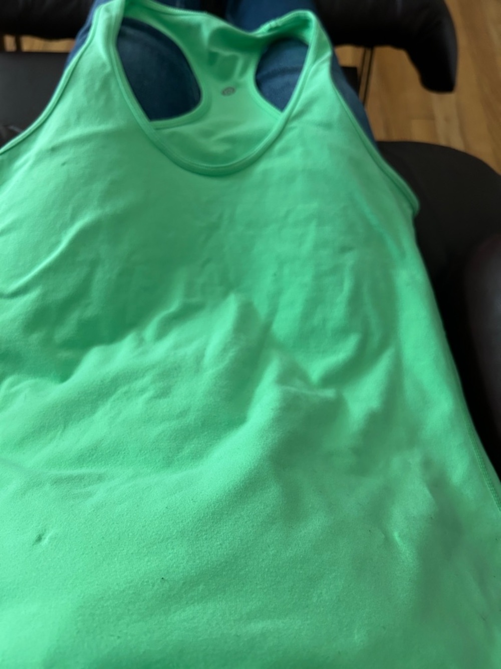 lululemon athletica Green Racerback Tank Top